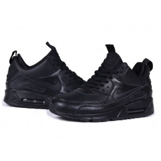 Nike Air Max 90 SneakerBoot Chaussures Nouvelle Pour Homme Noir