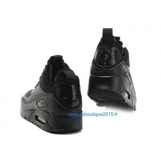 Nike Air Max 90 SneakerBoot Chaussures Nouvelle Pour Homme Noir 616314-002D