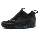 Nike Air Max 90 SneakerBoot Chaussures Nouvelle Pour Homme Noir 616314-002D