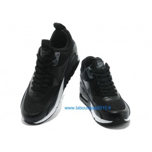 Nike Air Max 90 SneakerBoot Chaussures Nouvelle Pour Homme Noir/Blanc
