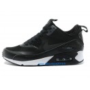 Nike Air Max 90 SneakerBoot Chaussures Nouvelle Pour Homme Noir/Blanc