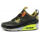 Nike Air Max 90 SneakerBoot Chaussures Nouvelle Pour Homme Olive 616314-007