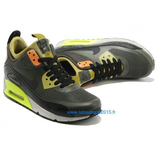 Nike Air Max 90 SneakerBoot Chaussures Nouvelle Pour Homme Olive 616314-007