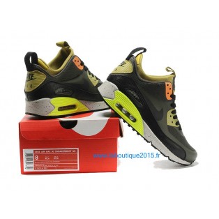 Nike Air Max 90 SneakerBoot Chaussures Nouvelle Pour Homme Olive 616314-007