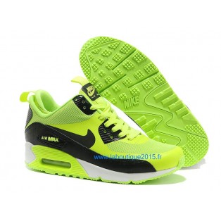 Nike Air Max 90 SneakerBoot Chaussures Nouvelle Pour Homme Vert 616314-ID5