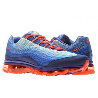 Nike Air Max 95 Dynamic Flywire Chaussures Officiel Nike pour Homme Bleu/Rouge