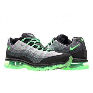 Nike Air Max 95 Dynamic Flywire Chaussures Officiel Nike pour Homme Gris/Noir/Vert