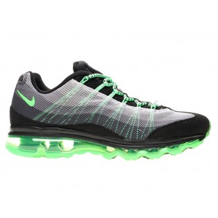 Nike Air Max 95 Dynamic Flywire Chaussures Officiel Nike pour Homme Gris/Noir/Vert
