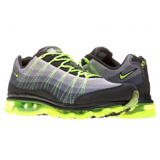 Nike Air Max 95 Dynamic Flywire Chaussures Officiel Nike pour Homme Gris/Noir/Vert