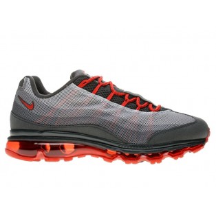 Nike Air Max 95 Dynamic Flywire Chaussures Officiel Nike pour Homme Gris/Rouge