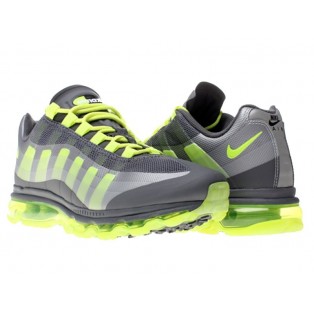 Nike Air Max 95 Dynamic Flywire Chaussures Officiel Nike pour Homme Noir/Jaune/Vert