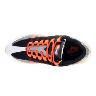 Nike Air Max 95 Dynamic Flywire Chaussures Officiel Nike pour Homme Noir/Rouge Blanc