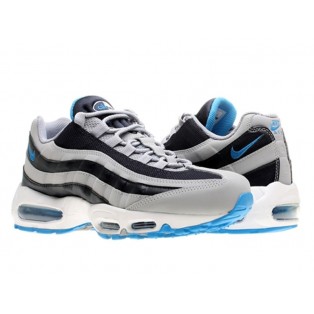 Nike Air Max 95 Premium EM Chaussures Officiel Nike pour Homme Blanc/Noir/Bleu