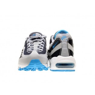 Nike Air Max 95 Premium EM Chaussures Officiel Nike pour Homme Blanc/Noir/Bleu