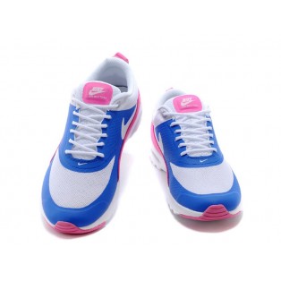 Nike Air Max Thea Print GS Chaussures Pour Femme Blanc/Rose/Bleu 616723-ID1