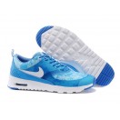 Nike Air Max Thea Print GS Chaussures Pour Femme Bleu/Blanc 599409-ID2