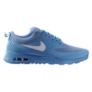 Nike Air Max Thea Print GS Chaussures Pour Femme Bleu/Blanc 616723-ID2