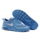 Nike Air Max Thea Print GS Chaussures Pour Femme Bleu/Blanc 616723-ID2