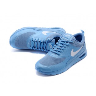 Nike Air Max Thea Print GS Chaussures Pour Femme Bleu/Blanc 616723-ID2