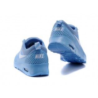 Nike Air Max Thea Print GS Chaussures Pour Femme Bleu/Blanc 616723-ID2