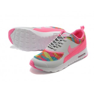 Nike Air Max Thea Print GS Chaussures Pour Femme/Fille Rose 599408-006