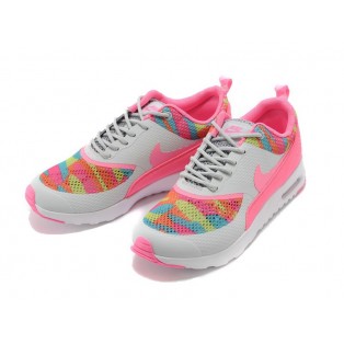 Nike Air Max Thea Print GS Chaussures Pour Femme/Fille Rose 599408-006