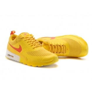 Nike Air Max Thea Print GS Chaussures Pour Femme Jaune 616723-800