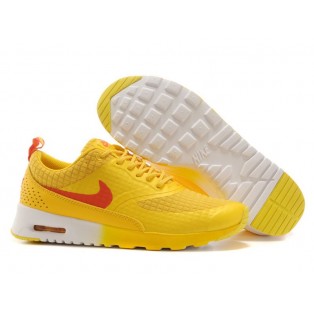 Nike Air Max Thea Print GS Chaussures Pour Femme Jaune 616723-800