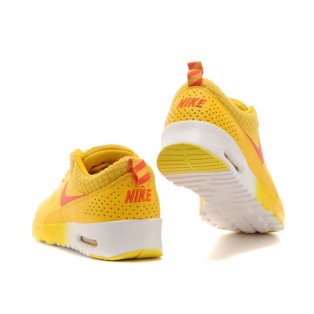 Nike Air Max Thea Print GS Chaussures Pour Femme Jaune 616723-800