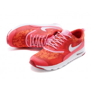 Nike Air Max Thea Print GS Chaussures Pour Femme Rouge 599409-009
