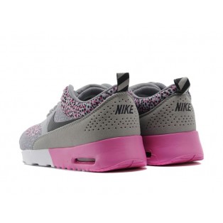 Nike Air Max Thea Print GS Chaussures Pour Femmes/Fille Pourpre 599408-005