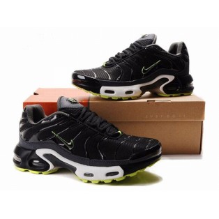 Nike Air Max Tn Plus/Tuned 1(mesh) Chaussures Pour Homme Noir/Vert Noir/Vert 604133-870A