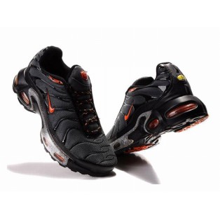 Nike Air Max Tn Plus/Tuned 1 (mesh) Chaussures Pour Homme Gris/Rouge