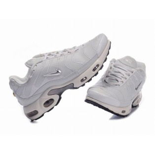 Nike Air Max Tn Plus/Tuned 1 GS Chaussures Pour Femme Blanc/Argent