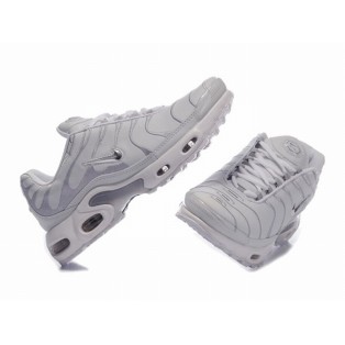 Nike Air Max Tn Plus/Tuned 1 Gs Chaussures Pour Femme Blanc/Argent