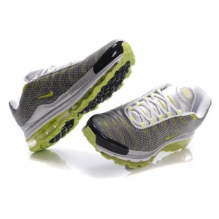 Nike Air Max Tn Requin Tuned +2009 - Chaussures Nike Tn pour Homme Gris/Vert 378037-ID6