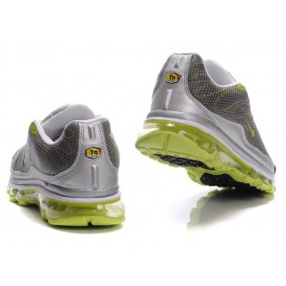 Nike Air Max Tn Requin Tuned +2009 - Chaussures Nike Tn pour Homme Gris/Vert 378037-ID6