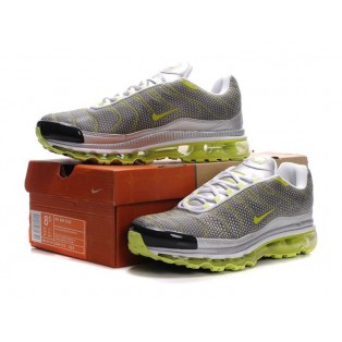 Nike Air Max Tn Requin Tuned +2009 - Chaussures Nike Tn pour Homme Gris/Vert 378037-ID6