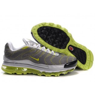 Nike Air Max Tn Requin Tuned +2009 - Chaussures Nike Tn pour Homme Gris/Vert 378037-ID6