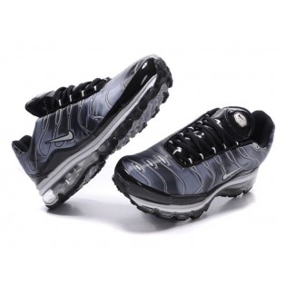 Nike Air Max Tn Requin Tuned +2009 - Chaussures Officiel TN pour Homme Argent/Nio