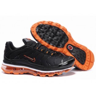 Nike Air Max Tn Requin Tuned +2009 - Chaussures Officiel Tn pour Homme Noir/Orange 373437-ID6