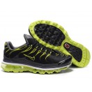 Nike Air Max Tn Requin Tuned +2009 - Chaussures Tn 2014 pour Homme Noir/Vert 378037-ID6