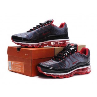 Nike Air Max Tn Requin Tuned +2009 - Chaussures Tn Nouvelle pour Homme Noir/Rouge