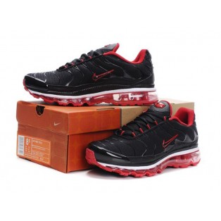 Nike Air Max Tn Requin Tuned +2009 - Chaussures tn pour Homme Noir/Rouge 378137-ID6