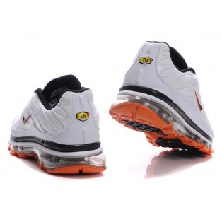 Nike Air Max Tn Requin Tuned +2009 - Chaussures Tn Store pour Homme Blanc/Orange