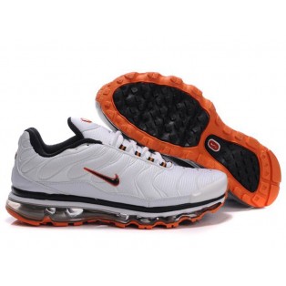 Nike Air Max Tn Requin Tuned +2009 - Chaussures Tn Store pour Homme Blanc/Orange