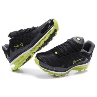 Nike Air Max Tn Requin Tuned +2009 - Officiel TN Chaussures pour Homme Noir/Vert