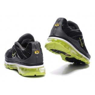 Nike Air Max Tn Requin Tuned +2009 - Officiel TN Chaussures pour Homme Noir/Vert