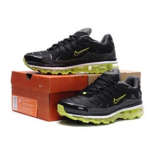 Nike Air Max Tn Requin Tuned +2009 - Officiel TN Chaussures pour Homme Noir/Vert