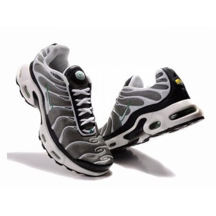 Nike Air Max Tn Requin/Tuned 1 (Mesh) Chaussures Pour Homme Gris/Noi 604133-ID5